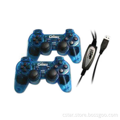 Shenzhen cheap twin joypad with vibration function, for PC video game